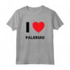 I Love Palermo - Maglietta Turismo di Viaggio - Souvenir Ideale per Papà, Mamma, Fratello o Figlia
