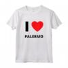 I Love Palermo - Maglietta Turismo di Viaggio - Souvenir Ideale per Papà, Mamma, Fratello o Figlia