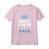 Keep Calm Annuncio Gravidanza Papà - Divertente Maglietta per Futuri Genitori - Ideale come Regalo per il Futuro Papà