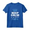 Keep Calm Annuncio Gravidanza Papà - Divertente Maglietta per Futuri Genitori - Ideale come Regalo per il Futuro Papà