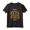 Promosso a Nonno 2023 - Futuro Nonno - Maglietta Divertente per il Regalo di Natale per Uomo