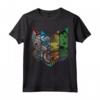 HapTiger The Avengers Kawaii Chevron Maglietta - Official Marvel Apparel for Fans - Cute Design