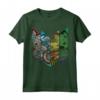 HapTiger The Avengers Kawaii Chevron Maglietta - Official Marvel Apparel for Fans - Cute Design