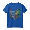 HapTiger The Avengers Kawaii Chevron Maglietta - Official Marvel Apparel for Fans - Cute Design