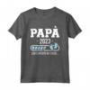 Papà 2023 Caricamento Maglietta - Regalo Ideale per Papà in Attesa e Nuovi Genitori - Leggera e Comoda