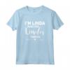 Linda Regalo Divertente Compleanno Personalizzato - Maglietta con Nome Linda per Natale - Ideale per Mamma, Sorella, Zia o Figlia