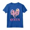 Compleanno 40 anni Alt Jahrgang - 40 Birthday Queen Corona Maglietta - Regalo Compleanno Moglie o Mamma