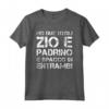 Magliette Uomo Manica Corta Divertenti Regalo Zio Padrino Maglietta Frase Tee Shirt - Ideale per Compleanno - Marca HapTiger