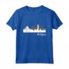 Bologna Skyline Italia Italia Italia - Vintage Maglia con Bandiera Italiana - Perfetto Regalo per Orgoglio Italiano - Ideale per Compleanno o Natale
