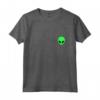 Alien Pocket UFO T-shirt - Abbigliamento per Oggetti Non Identificati Grigi - Regalo Unico per Compleanni, Natale e Halloween