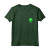 Alien Pocket UFO T-shirt - Abbigliamento per Oggetti Non Identificati Grigi - Regalo Unico per Compleanni, Natale e Halloween