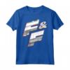 Fast & Furious Red Outline Sl Logo Maglietta - Officially Licensed Apparel - Ride or Die Fans Essential
