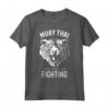 Muay Thai Tiger - Thai Boxing e Kickboxing Maglietta - Regalo Unico per Appassionati di Muay Thai e Sport da Combattimento