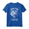 Muay Thai Tiger - Thai Boxing e Kickboxing Maglietta - Regalo Unico per Appassionati di Muay Thai e Sport da Combattimento