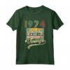Vintage 1974 - 46 anni Reto - Maglietta Compleanno Retro Anni '70 e '80 - Regalo Ideale per Natale