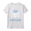 Bambino Keep Calm Fratellino - Annuncio Gravidanza Fratello Maggiore Maglietta - Regalo Divertente per i Genitori del 2021