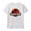 Jurassic Park Distressed Original Park Logo Maglietta - Officially Licensed Apparel for Fans - Buy Online Now