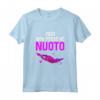 Divertente Maglia Nuotatore Bambina - Oggi non Posso Ho Nuoto - Regalo per Amanti del Nuoto - Ideale per Natale e Compleanno