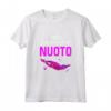 Divertente Maglia Nuotatore Bambina - Oggi non Posso Ho Nuoto - Regalo per Amanti del Nuoto - Ideale per Natale e Compleanno