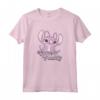 HapTiger Lilo & Stitch San Valentino Angel Cute & Fluffy Maglietta - Officially Licensed Valentine's Day T-Shirt for Women, Men, Girls, Boys, and Toddlers