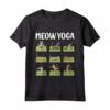 Gatto Fa Yoga Divertente - Namaste Mandala Meditazione Maglietta - Regalo Ideale per Figli o Insegnanti di Yoga