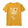 Bambino Scheletro Donna Incinta Divertente Costume Di Halloween Maglietta - Costume Spaventoso per Bambini e Ragazzi - Vintage Graphic Tee