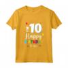 Buon Compleanno 10 Anni - Maglietta per Ragazzi e Ragazze - Idea Regalo Compleanno 10° Compleanno