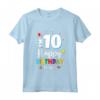 Buon Compleanno 10 Anni - Maglietta per Ragazzi e Ragazze - Idea Regalo Compleanno 10° Compleanno