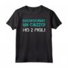 Buongiorno Cazzo Ho 2 Figli - Maglietta con Scritte Divertenti - Regalo Originale per Genitori - Idea Regalo per Uomo e Ragazzo