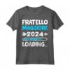 Fratello Maggiore 2024 Loading - Maglietta Annuncio Gravidanza per i Bambini - Idea Regalo Fresca per Natale o Compleanno