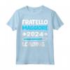 Fratello Maggiore 2024 Loading - Maglietta Annuncio Gravidanza per i Bambini - Idea Regalo Fresca per Natale o Compleanno
