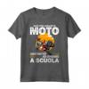 Maglia Divertente Motociclista - Nato Per Andare In Moto - Idea Regalo per Uomo, Padre o Figlio - Frase Ironica per gli Amanti delle Moto