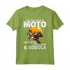Maglia Divertente Motociclista - Nato Per Andare In Moto - Idea Regalo per Uomo, Padre o Figlio - Frase Ironica per gli Amanti delle Moto