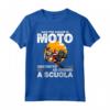 Maglia Divertente Motociclista - Nato Per Andare In Moto - Idea Regalo per Uomo, Padre o Figlio - Frase Ironica per gli Amanti delle Moto