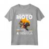 Maglia Divertente Motociclista - Nato Per Andare In Moto - Idea Regalo per Uomo, Padre o Figlio - Frase Ironica per gli Amanti delle Moto