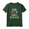 Papà batteria gemelli - Maglietta divertente per futuri padri di gemelli - Ideale per genitori in attesa di bambini