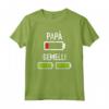 Papà batteria gemelli - Maglietta divertente per futuri padri di gemelli - Ideale per genitori in attesa di bambini