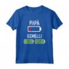 Papà batteria gemelli - Maglietta divertente per futuri padri di gemelli - Ideale per genitori in attesa di bambini