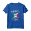 Divertente Italia Italia Italia T-Shirt - Vintage Bandiera Italiana Maglietta - Regalo per Compleanno o Natale