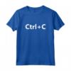 Ctrl C Copia Copia in Famiglia Maglietta - Abbigliamento per Programmatori e Famiglie - Divertente Regalo Coordinato