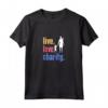 Live Love Charity - Maglietta Filantropo Retrò - Ideale Regalo per Donatori di Beneficenza - Felpa con Cappuccio