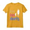 Live Love Charity - Maglietta Filantropo Retrò per Donatori di Beneficenza - Ideale per Compleanni o Natale