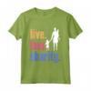Live Love Charity - Maglietta Filantropo Retrò per Donatori di Beneficenza - Ideale per Compleanni o Natale
