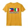 Perfezione Italiana e Filippina - Mix DNA Flag Heritage Maglietta - Regalo di Natale per Chiunque Sia Mezzo Filippino e 1/2 Italiano