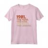 Compleanno Regalo Vintage T-Shirt 1981 - Idea Divertente per Uomini Nati nel 1981 - Regalo Speciale per 30°, 40°, 50°, 60°, 70° o 80° Compleanno