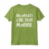 Maglia Frasi Film Cult - Citazione Ricordati Che Devi Morire - T-shirt Divertente con Scritte Originali - Idea Regalo Compleanno - Marca HapTiger