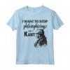 Maglietta Kant Stop Philosophizing Tee con Citazione Divertente - Ideale per studenti di filosofia e appassionati - Acquista online maglietta filosofica