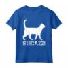Magliette Uomo Manica Corta Filosofa Di Vita - Sticazzi Maglietta con Scritte Divertenti sui Gatti - Ideale Regalo per Amanti dei Gatti