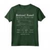 Nerd Vintage Bertrand Russell Logica Algebra Matematica Insegnante Maglietta - Regalo unico per Geek e Appassionati di Scienze - Acquista online per Halloween o Compleanno