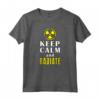 Keep Calm And Radiate - Divertente Maglietta Leggera con Doppia Cucitura - Acquista Online
